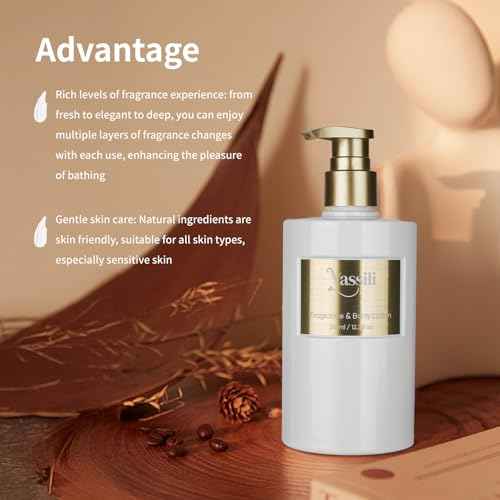 Vassili Scented Body Lotion for Women with Shea Butter & Vitamin E to Firm, Hydrate & Leave Skin Silky-Smooth, a Natural Moisturizer with a Long-Lasting Fragrance for All Skin Types-Mystic Mist