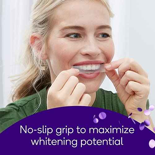 Burst Sensitive Teeth Whitening Strips (Mint) | 20 Strips/10 Treatments ? Each with 1 Upper/1 Lower | Visible Results in 15 Minutes | No-Slip Grip | Enamel-Safe Whitening Kit
