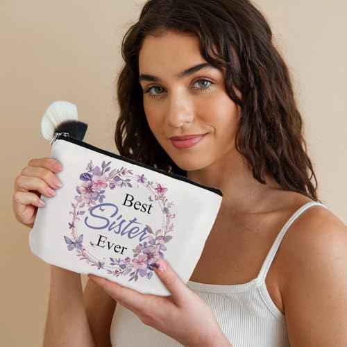 Mothers Day Gifts for Sister Birthday Graduation Valentines Day Galentines Easter Halloween International Womens Day Christmas Stocking Stuffers Meaningful Makeup Bag Best Gifts Ideas for Sister