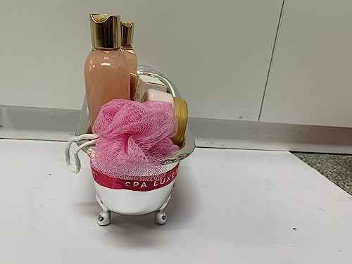 spa luxetique Gift Set For Women, Bath Sets for Women Gift, 8 Pcs Rose Spa Basket Includes Bubble Bath, Shower Gel, Body Lotion, Birthday Spa Gifts, Mother‘s Day Gifts for Mom
