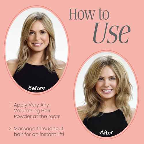 VOLOOM Very Airy Volumizing Hair Powder - Lightweight Volume & Styling Spray for Weightless Texture & Grip - Hair Volumizer Products for Roots with Aloe Leaf & Coconut Oil