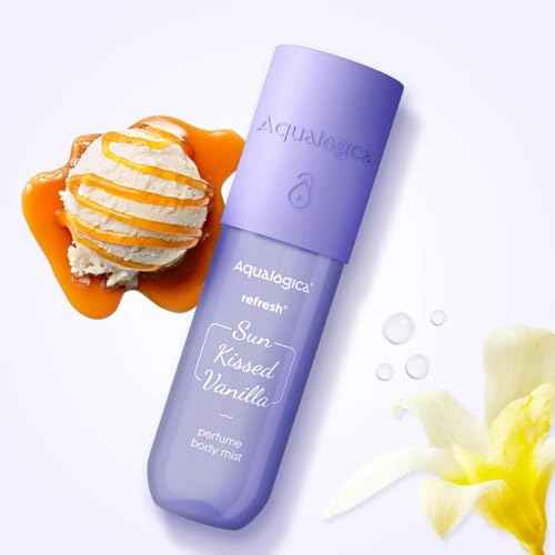 Aqualogica Vanilla Perfume Body Mist | Sweet & Warm Long-Lasting Fragrance with Zemea & Hyaluronic Acid | Refreshing & Lightweight Mist for Women 5.07 Fl Oz/150 ml