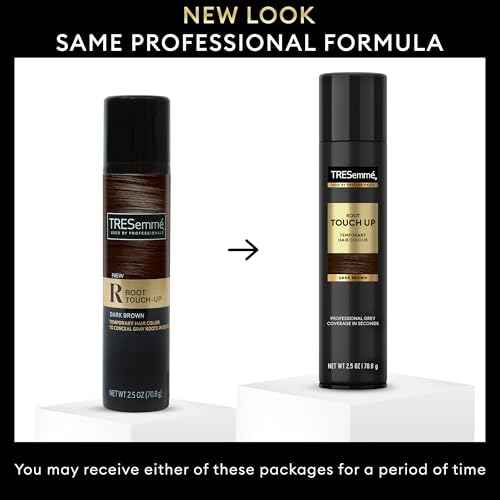 TRESemm? Root Touch Up, Temporary Hair Color Spray, Travel-Size 6-Pack ??Dark Brown, Professional Grey Hair Coverage in Seconds, 2.5 Oz Ea