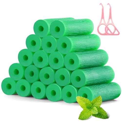 Aligner Chew for Invisalign ? 20 Mint-Chew & 2 Removal Tools, Food-Grade Silicone, Flexible & Durable Aligner Seater for Clear Aligners, Orthodontic Accessories