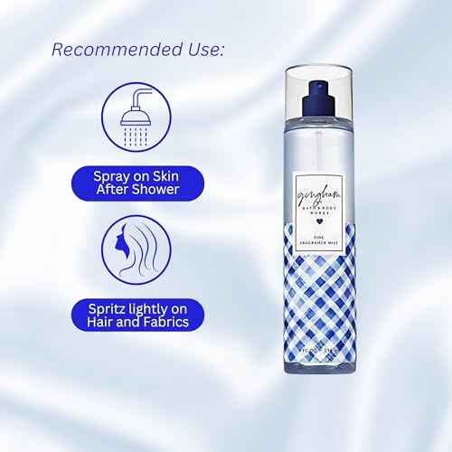 Bath & Body Works Fine Fragrance Body Spray Mist 8 fl oz / 236 mL (Gingham)