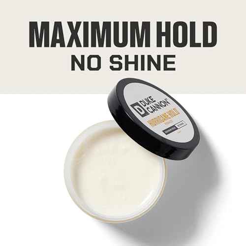 Duke Cannon Hurricane Hold Pomade ? 4.6 oz ? Extra Strong Hold, No Shine, Water-Based for Easy Washout, Long-Lasting Hair Control