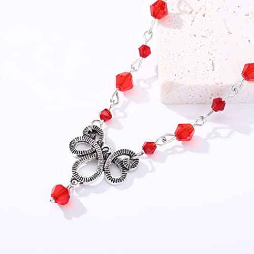 Ursumy Halloween Head Chain with Designed Crytal Pendant Headpieces Vintage Head Jewelry Hair Accessories for Women