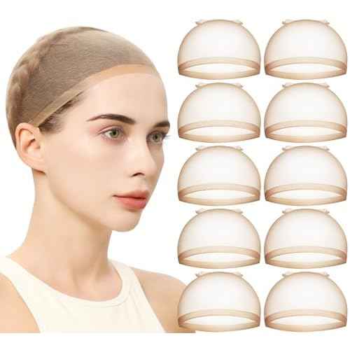 Teenitor HD Wig Cap, 20pcs Wig Cap Ultra Thin Wig Caps for Women, Wig Caps for Women HD Wig Caps, Wig Caps for Women Lace Front, Stocking Caps Wig Cap HD Caps for Wig Nude