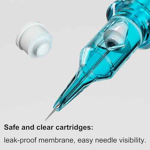 BIGWASP X Tattoo Cartridge Needles 1214RL - 20Pcs 14RL #12 Standard 0.35mm 14 Round Liner Disposable Tattoo Needles for Rotary Tattoo Machines