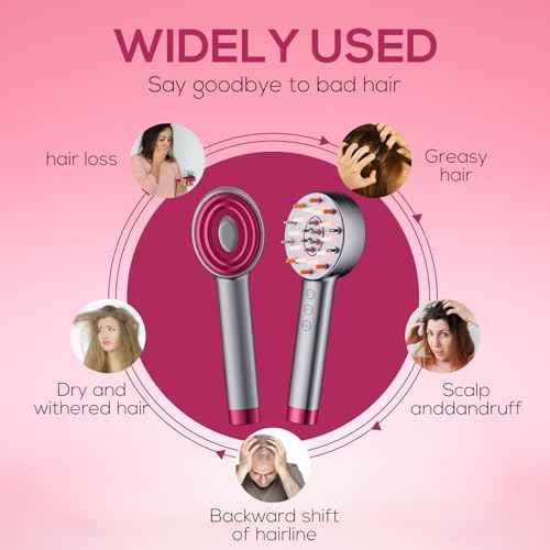 Laser Hair Growth Comb, Laser Comb Laser Hair Growth Device Electric Scalp Massager for Hair Growth,Stimulates Hair Growth Comb Brush Thinning Hair Treatment Laser Therapy Comb