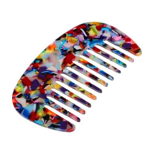 VOCOSTE Wide Tooth Comb for Women - Anti-Static Pocket Size for Thick Curly Hair, Travel Mini Comb for Wet and Dry Hair - Assorted Colors