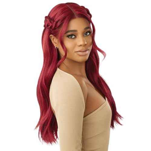 Outre Lace Front Wig - Melted Hairline - Caroline (DR PINK OPAL)