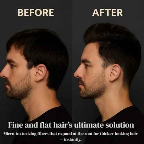 TRENDSTARTER - THICKENING FIBER POWDER (40g) - Natural Matte Finish Hair Styling Powder for All Hair Colors - Instant Thickness, Volume, & Texture - Oil Eliminating Lightweight Formula