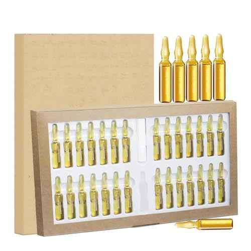 Stem Cell Complete Hair Growth Cycle Solution 2.0, Stem Cell & Multi-peptides Serum Ampoules for HairGrowth, Deep Repair for Thicker and Fuller Hair