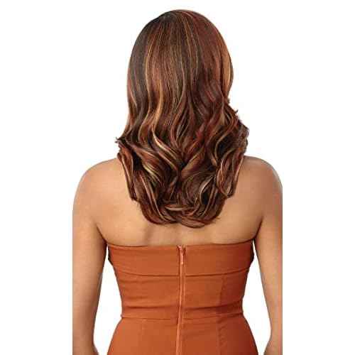 Outre Meltd Hairline Lace Front Wig HD Transparent Redesigned ComfortFit Ear Contour AMANDA (DRFF2/GIBRN)