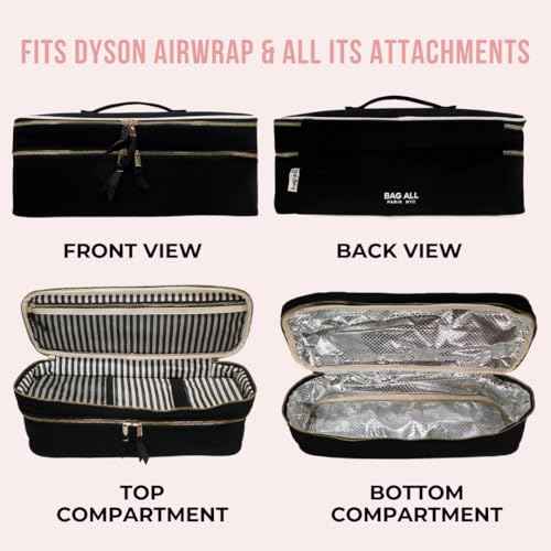 Bag-all Hair Tools Travel Bag | Curling Iron Travel Case Heat Resistant | Traveling Case for Grooming Supplies | Hair Straightener Pouch for Hot Tools for Women