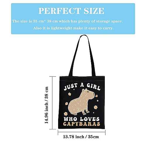 Capybara Lover Accessories Giant Cavy Rodent Gift Animals Theme Gift Just Who Loves Capybaras Cosmetic Bag