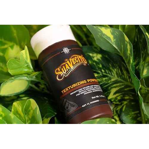 Suavecito Texturizing and Volumizing Hair Styling Powder with Shine Free Matte Finish and Strong Hold - No Mess, Oil Absorbing, Long Lasting