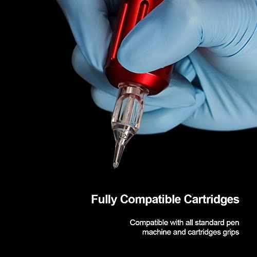 Yuelong 80pcs Cartridge Needles Disposable Sterilized Needle Cartridges Round Liner Shader Assorted Size 1005 1007 1009RL 1205 1207RS 1205 1207M1 1209M1