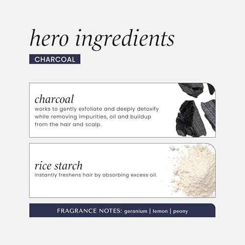 HASK Charcoal Purifying Dry Shampoo ? Absorbs Oil, Purifies & Detoxifies Hair, Extends Time Between Washes, No Sulfates or Parabens, Cruelty-Free ? 8.1oz