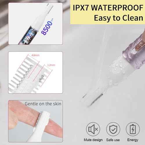 2025 Rechargeable Nose and Ear Hair Trimmer for Women Men ? Painless Facial and Eyebrow Hair Remover, Dual-Edge Blades, IPX7 Waterproof, Compact and Portable Electric Clipper
