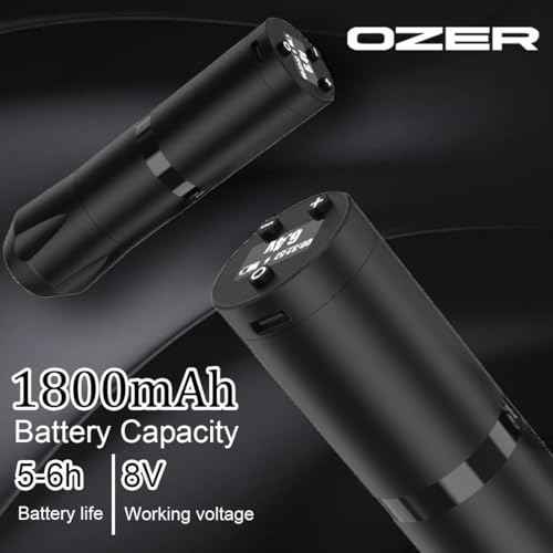 OZER Wireless Tattoo Pen Tattoo Machine Kit Tattoo Gun Kit Ink Cartridge Needle Beginner Rotating Tattoo Machine Pen Kit