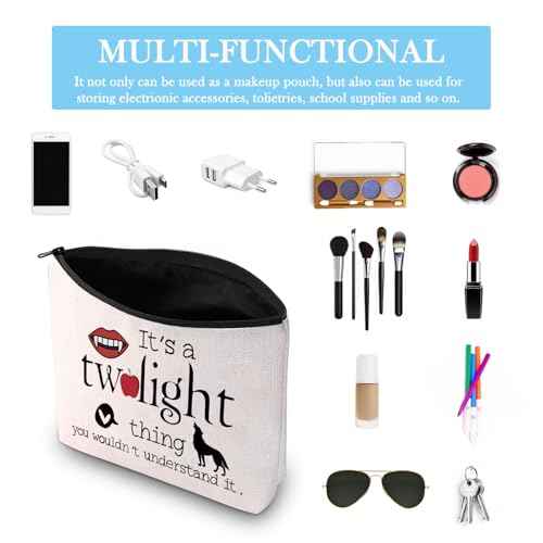 GJTIM TV Show Inspired Gift It¡¯s A Thing You Wouldn¡¯t Understand It Zipper Pouch Makeup Bag for Vampire Fans (T thing bag)