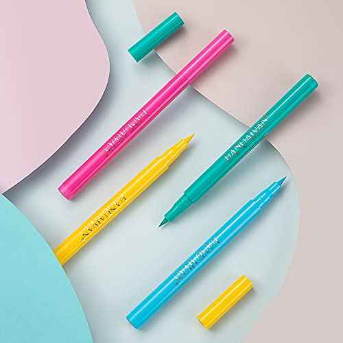 BestLand 12 Colors Matte Liquid Eyeliner Set Rainbow Colorful Neon Eyeliner Pencil Pigmented Waterproof Smudgeproof Long Lasting Gel Eye Liner Christmas Makeup Gift Kit for Women (Set E)