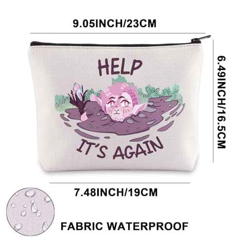 JNIAP Critical Characters Makeup Bag Caduceus Fans Gifts Help It's Again D & Dragons Zipper Bag (IT¡¯S AGAIN mb)