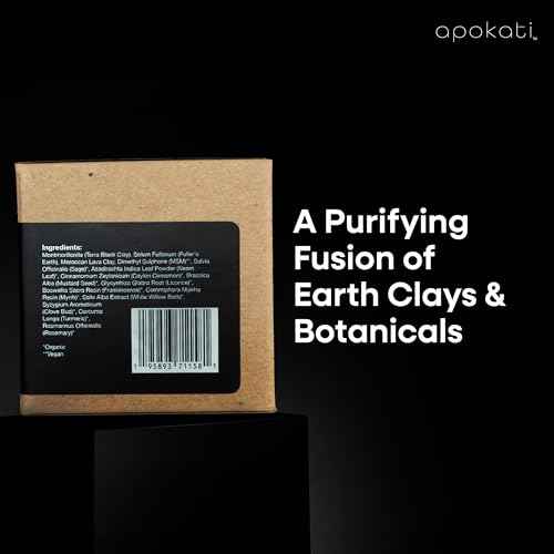 Metamorphosis Cleansing Clay Mask with Organic Herbs, Natural Resins, and Mineral-Rich Formula, Suitable for Sensitive Skin, 3.5oz (100g)