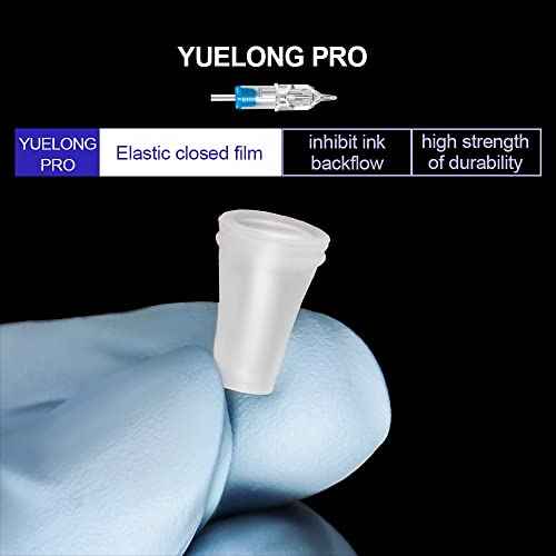 Yuelong 80pcs Cartridge Needles Disposable Sterilized Needle Cartridges Round Liner Shader Assorted Size 1005 1007 1009RL 1205 1207RS 1205 1207M1 1209M1