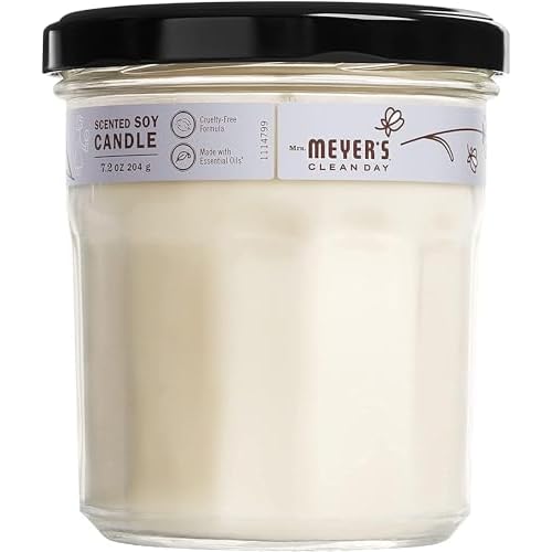 Mrs. Meyer's Clean Day Soy Candle, Lavender, 7.2-Ounce Glass Jars (Pack of 6)