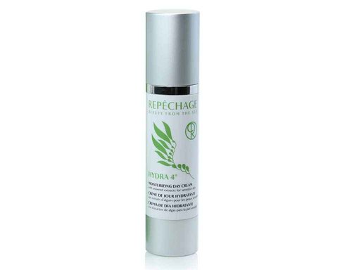 Repechage Hydra 4 Daily Moisturizer Face Cream - 1.7 Fl OZ Age Defying Skin Care Protection Lotion | Retinol, Lactic & Hyaluronic Acid Cream, Vitamin E & C - Dry and Sensitive Skincare