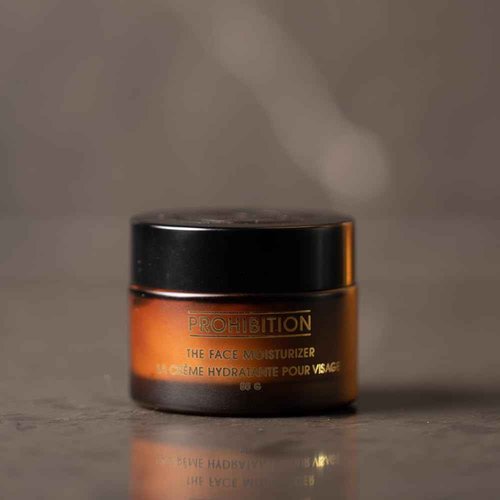 Prohibition Wellness The Face Moisturizer, Daily Face Moisturizer, Face Cream for Dry Skin, Sweet Almond, Jojoba, Macadamia Nuts, and Hemp Seed Oils, Fragrance & Paraben Free (50 g)