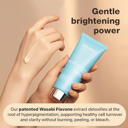 Onsen Japanese Anti Aging Hand Cream - Firming Hand Lotion Features Pagoda Flower Enzyme, Wasabi Extract Infusion, Hyaluronic Acid, and Shea Butter, for Clarified and Moisture Rich Skin - 2 Packs