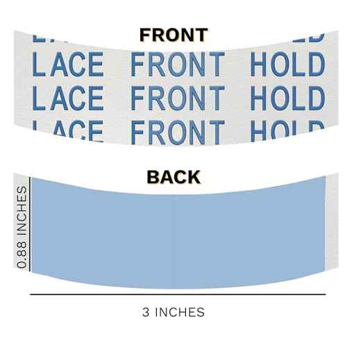 Sunshine Tape Premium Blue Liner Lace Front Hold Wig Tape | 108 Pieces | Double Sided Hair Strips for Toupee | Strong Waterproof Hold | Made in USA (108, Back Curve)
