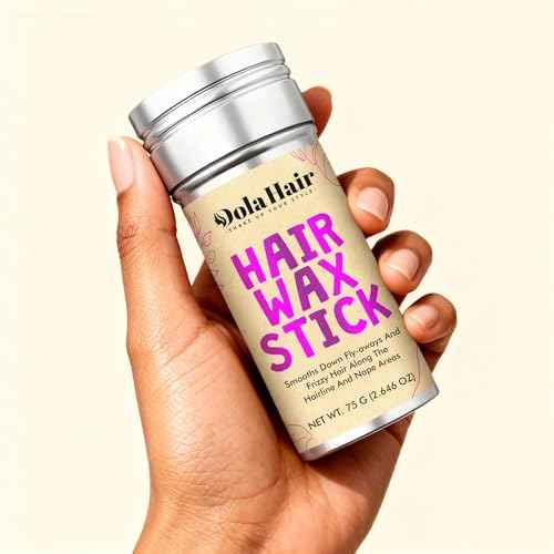 Dolahair Hair Wax Stick - Flyaway Control and Styling Pomade for Kids, Women, and Men - Hair Bun Maker and Accessorie Slick Back Hair Brush Kit (2.7 Ounce)