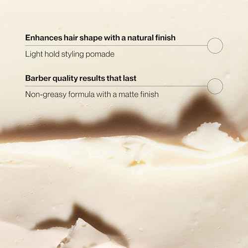 Suave Hair Pomade for Men Barber Essentials Styling, Light Hold and No Shine, For Enhancing Hair Shape and Reducing Frizz, 1.75 oz