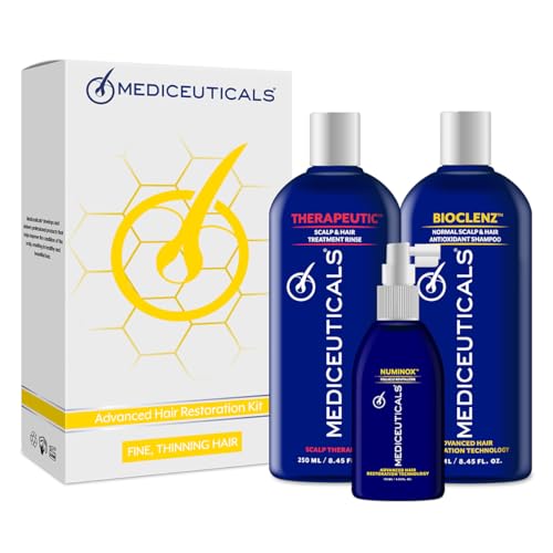 Meticeuticals Restoration Kit for Women with Fine Hair. Kit includes Cellagen, Folligen, and Vitatin