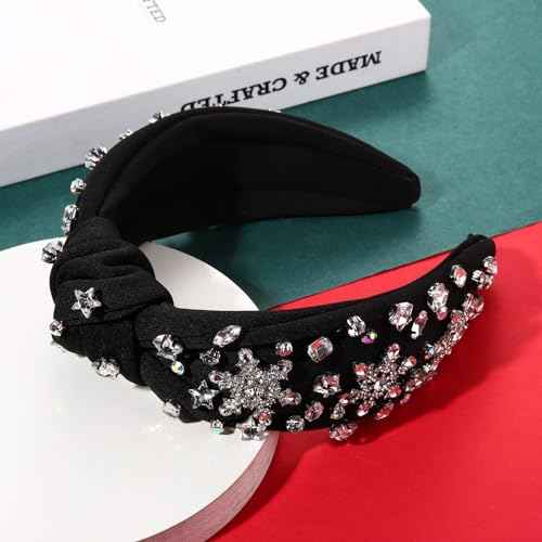 Christmas Headband Winter Rhinestone Snowflake Xmas Tree Candy Cane Deer Hairband Christmas Party Accessories Gifts