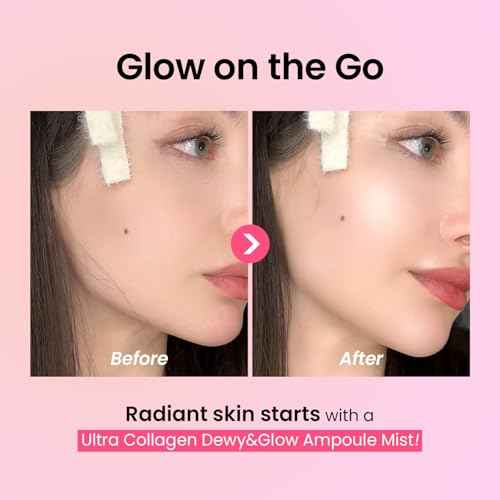 [the SKIN HOUSE] K-Beauty Face Mist & Collagen Cream Gift Set ? Hydrating Ampoule Spray and Ultra Long Lasting Moisturizer Duo, Holiday Stocking Stuffer for All Ages, Christmas Gift for Her