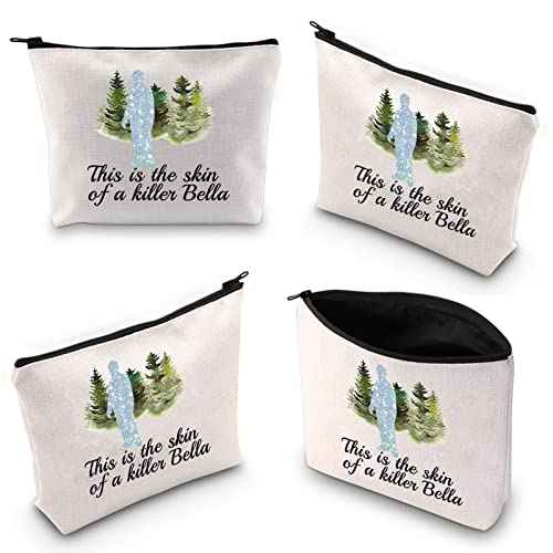 WCGXKO Movie Show Inspired Gift This Is The Skin Of A Killer Bella Zipper Pouch Makeup Bag for Fans (This is the skin)