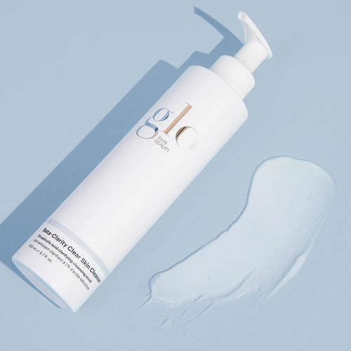 Glo Skin Beauty Beta-Clarity Clear Skin Cleanser - 2% Salicylic Acid Clarifying Face Cleanser Clears & Prevents Breakouts, Exfoliates with Scrubbing Beads