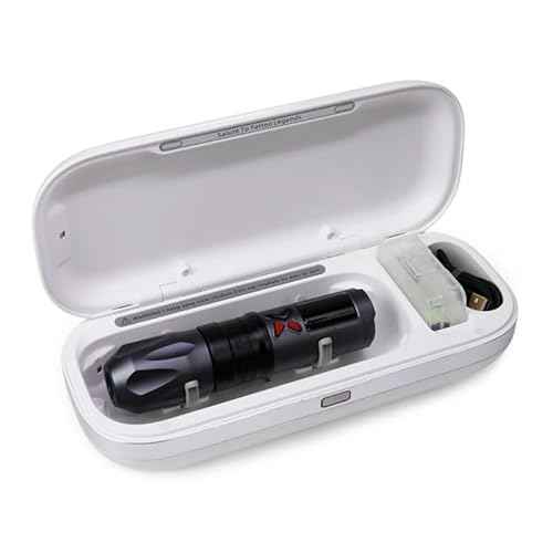 Xtreme X Pen Pro Wireless Tattoo Machine ? Adjustable Stroke 3.0?4.5mm, Faulhaber Motor, Smart Display, USB-C Rechargeable, UV Sterilizing Case, XTREME HUB App Compatible