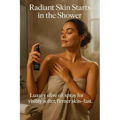 Villa Floriani After Shower Luxury Body Spray with Olive Oil | Nourishing & Moisturizing Mist for Dry, Aging Skin | Fast Absorbing Non Greasy Glow | Naturally Scented Body Oils for Women, 5.07 fl. oz