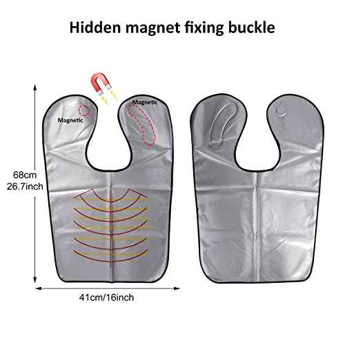 Professional Salon Cape Waterproof Hair Styling Cutting Collar Stylist Magnetic Cover Hairdressing Shampoo Hair Dye Shawl