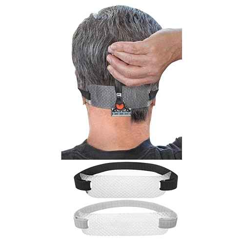Quality Time Neck Hair Line, 2 Neckline Templates for Shaving and Keeping a Clean and Nice Neck Hairline: Stencils/Guards/Guides for Neckline Haircut, Do-it-Yourself
