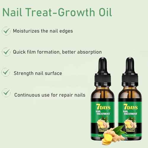 7 days Nail Treatment, 7 Days Ginger Nail Treatment, Multi-Purpose Nail Repair£¨2PCS)