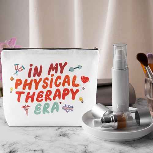 Physical Therapy Makeup Bag for Women Physical Therapy Gifts Occupational Physical Therapist Gifts for PT PTA Doctor Friend Colleague Christmas Birthday Graduation