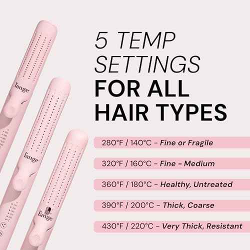 L'ANGE HAIR Le Duo Grande 360¡Æ Airflow Styler | 2-in-1 Curling Wand & Titanium Flat Iron Professional Hair Straightener and Curler with Cooling Air Vents to Lock in Style (Blush)
